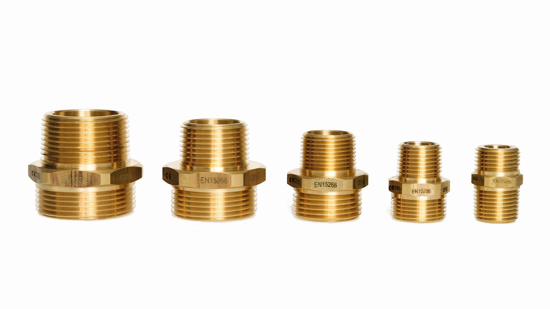 Adapterstuk M/M G3/4"xR3/4" voor PLT, draad EN10226, volgens EN15266